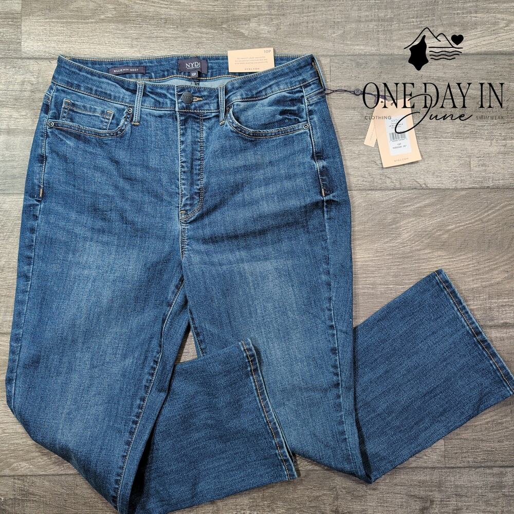 Not Your Daughter's Jeans Billie Mini Boot Ankle Petite High Rise NWT Size 10P